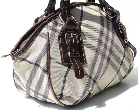 burberry blue & white stripe logo tote|burberry blue label japan.